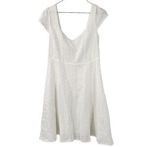 NWT GLAM White Mini Dress Womens Size Small